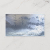 ACIER BRÛLÉ Cartes de visite à l'aspect métallique (Dos)