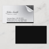 Acier frais à l'intérieur de carte de visite de (Devant / Derrière)