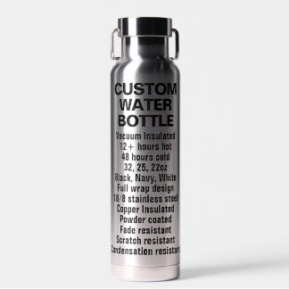 Acier Inoxydable et Bouteille en cuivre