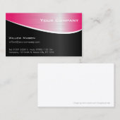Acier inoxydable rose, Carte de visite professionn (Devant / Derrière)