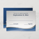 Acier Wave Blue et Silver RSVP (Devant / Derrière)