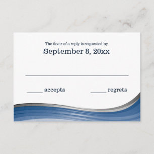 Acier Wave Blue RSVP