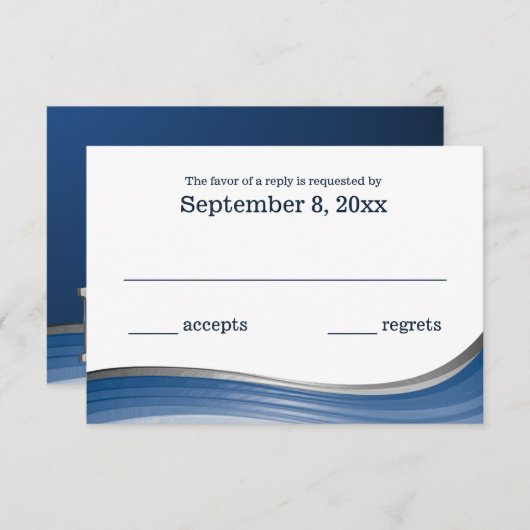 Acier Wave Blue RSVP (Devant / Derrière)