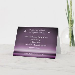 ACIM Birthday Kaart Deze Heilige Onmiddellijk