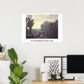Acis en Galatea van Claude Lorrain Poster (Thuiskantoor)