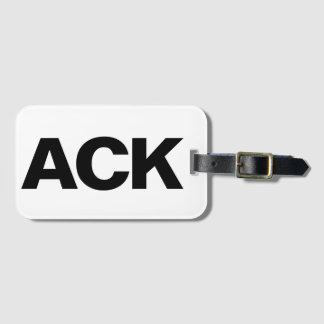 ACK BAGAGETAG BAGAGELABEL