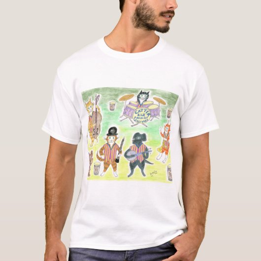 Acker Bilk Tribute T-Shirt Cats Jazz Band (Voorkant)