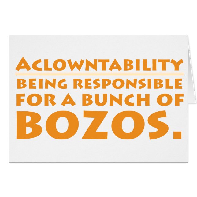 Aclowntability (Devant horizontal)