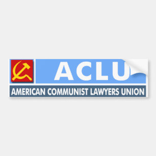 ACLU: American Communist Lawyers Union Bumpersticker