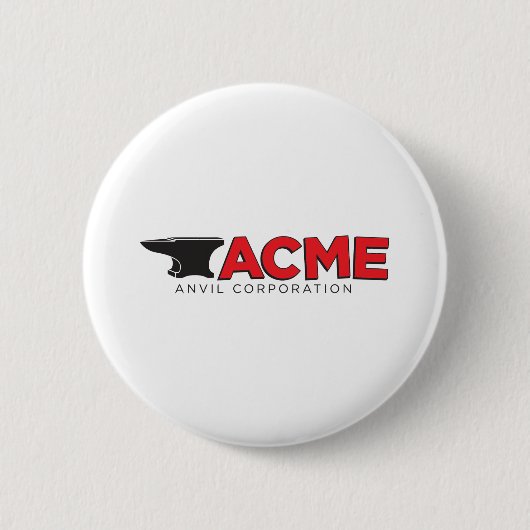 ACME ANVIL CORPORATION RONDE BUTTON 5,7 CM (Voorkant)