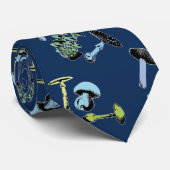 ACMT Fatale schimmels Blauw Stropdas (Opgerold)