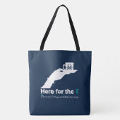 ACMT Hier voor het T Tas Blauw (Voorkant)