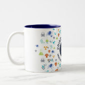 ACMT Poison Doctor Blue Two-Tone Coffee Mok (Links)