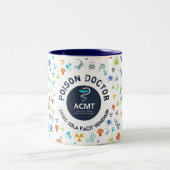 ACMT Poison Doctor Blue Two-Tone Coffee Mok (Center)