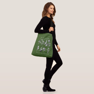 ACMT Poison Garden Green Crossbody Tas