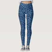 ACMT Poison Pattern Dark Blue Leggings (Devant)