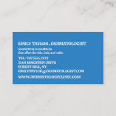 Acne Design, Dermatologist, Dermatology Clinic Visitekaartje (Achterkant)