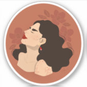 Acne positieve schoonheid sticker (Voorkant)