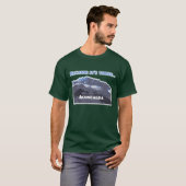 Aconcagua Mountain, omdat het daar is T-shirt (Voorkant volledig)