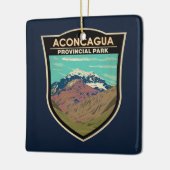 Aconcagua Provincial Park Argentinië Reizen Keramisch Ornament (Links)