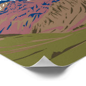 Aconcagua Provincial Park Argentinië Reizen  Poster (Hoek)