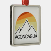 Aconcagua Retro Metalen Ornament (Rechts)