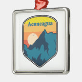 Aconcagua Sunrise Metalen Ornament (Links)