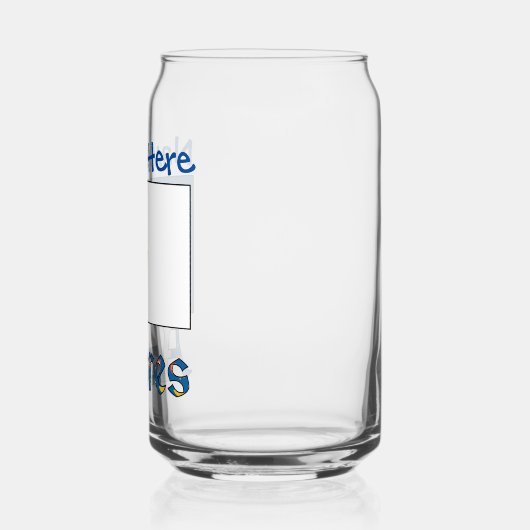 Açores Drapeau bleu Personnalisation (Gauche)