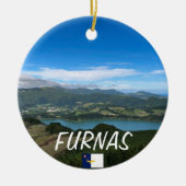 Açores : Furnas Noël Ornement personnalisé (Devant)