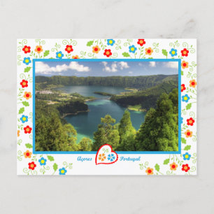 Açores Island - De lagune van de Sete Cidades Briefkaart