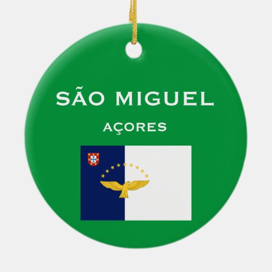 Açores - Ornement de Noël Sete Cidades (Dos)