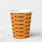 Acorn Brigade Paper cup Papieren Bekers (Achterkant)
