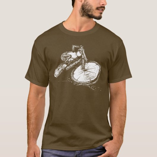 Acorn elf biker T-Shirt (Voorkant)