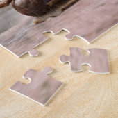 Acorn elf rider on the snail jigsaw puzzle legpuzzel (Zijkant)