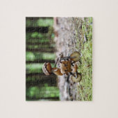 Acorn elf rider sur la moto pour travailler puzzle (Vertical)