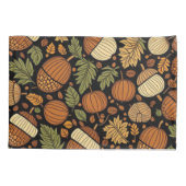Acorn Pattern Harvest Day Herfstkussen Hoesje Kussensloop (Achterkant)