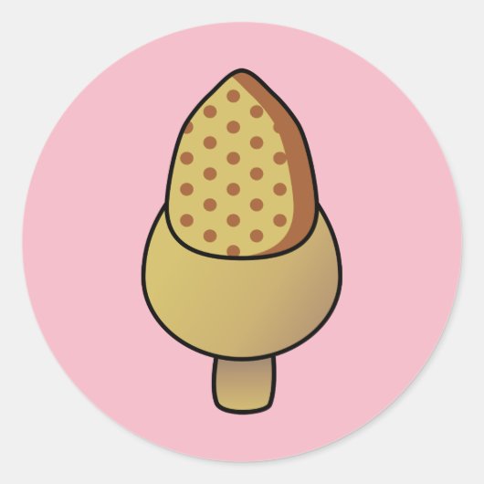 Acorn Ronde Sticker (Voorkant)
