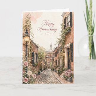 Acorn Street Jubileum Liefdeskaart Kaart