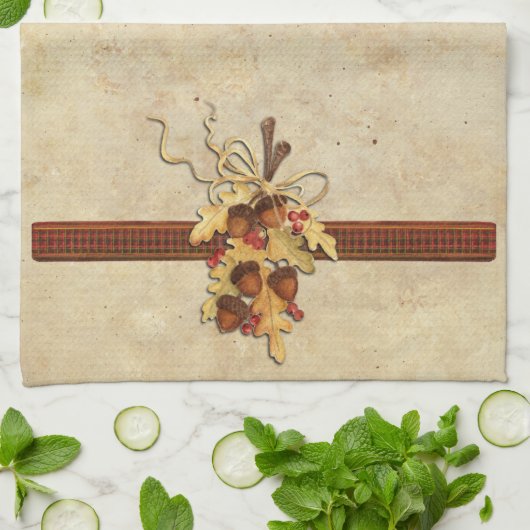 Acorn Theedoek (Gevouwen)