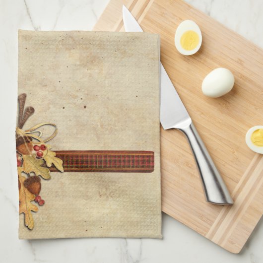 Acorn Theedoek (Quarter Fold)