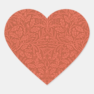 Acorns and Oak Leaves van William Morris Hart Sticker