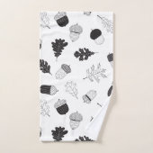 Acorns et feuille (Serviette à main)