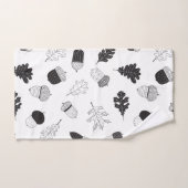Acorns et feuille (Serviette à main)