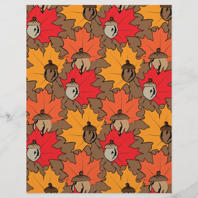 Acorns et feuille V (Devant)