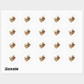 Acorns Ronde Sticker (Vel)