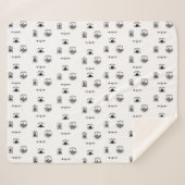 ACOTAR Sherpa Blanket Deken (Voorkant (horizontaal))