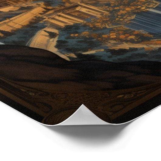 ACOTAR Velaris Travel Poster (Coin)