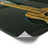 acoustic bass electric guitar gift poster (Hoek)
