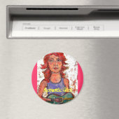 Acoustic Girl Magneet (Insitu (Vaatwasser))