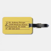 Acoustic Guitar Bagagelabel (Achterkant horizontaal)